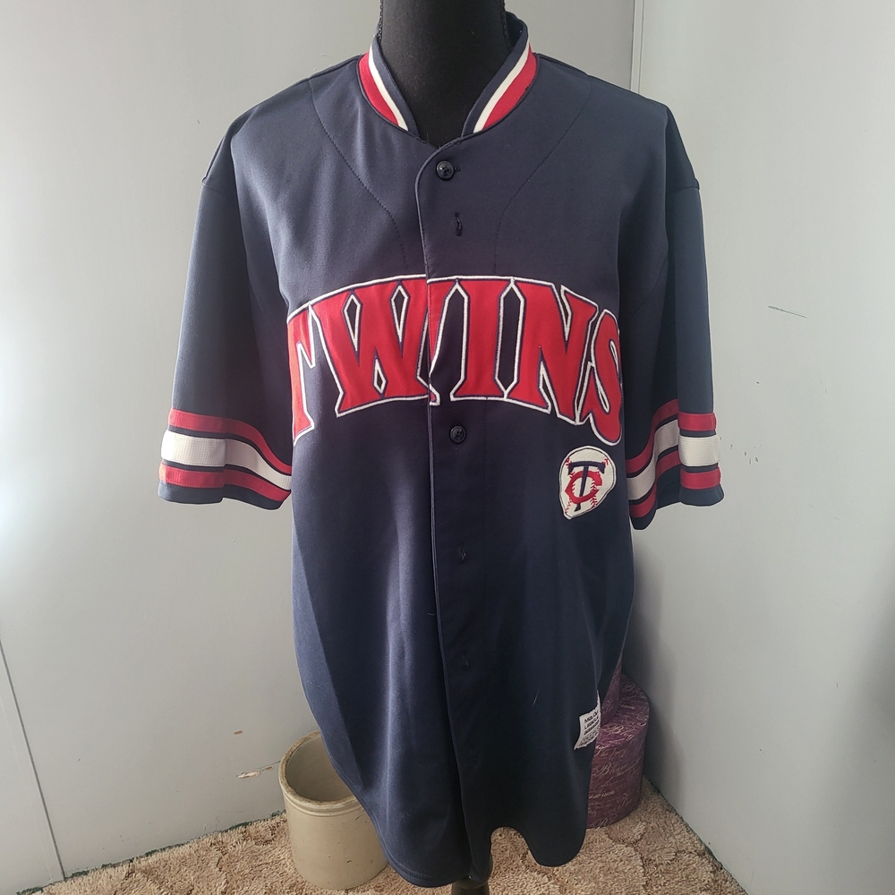Twins Navy Baseball Jersey